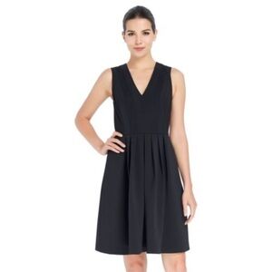 NWT Ellen Tracy Office Party Above Knee Black Dress Size 2P￼